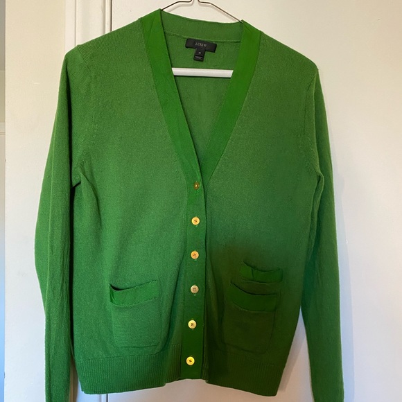 J. Crew Sweaters - J.Crew Harlow cardigan emerald green size M